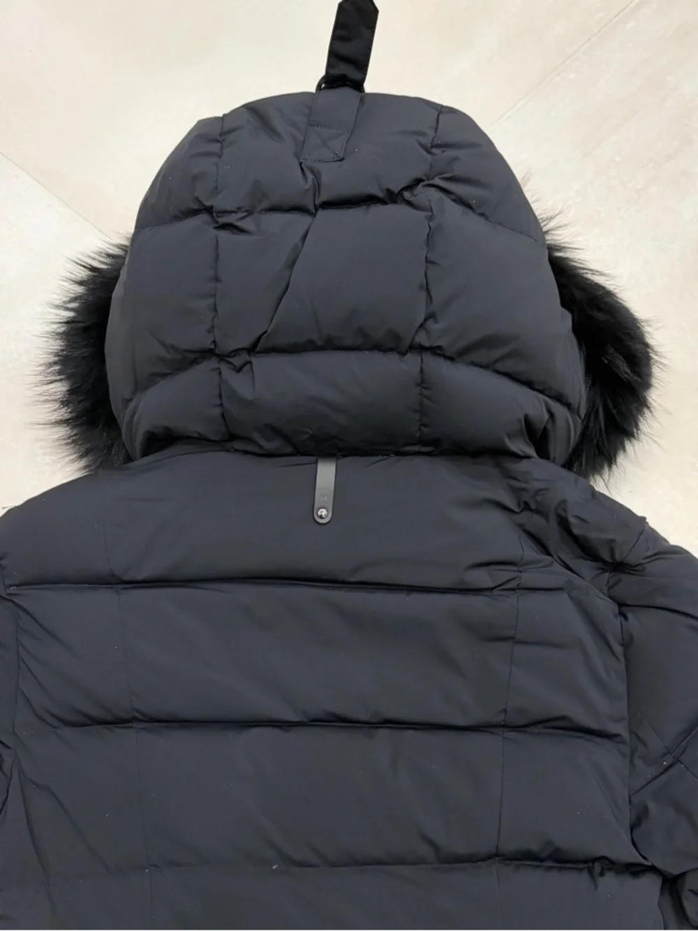 MACKAGE CALLA-X BLACK ON BLACK long Quilted Puffer Coat - Picture 8 of 13
